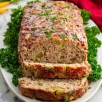 Turkey Stuffing Meatloaf with Sweet Glaze Recipe