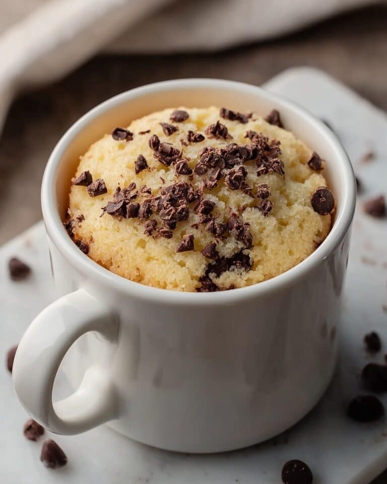Chocolate Chip Mug Cake Recipe
