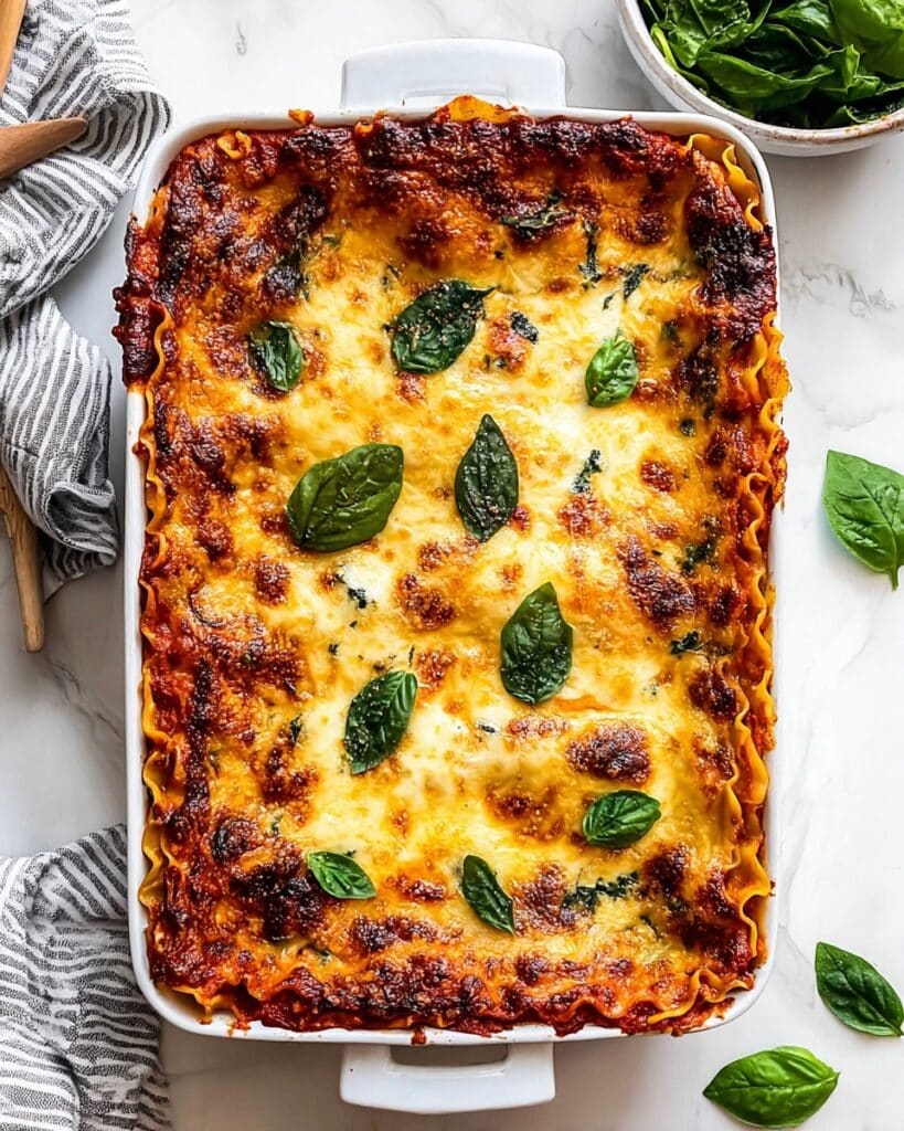 Pumpkin Spinach Lasagna Recipe