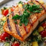 Grilled Salmon with Quinoa Salad Recipe