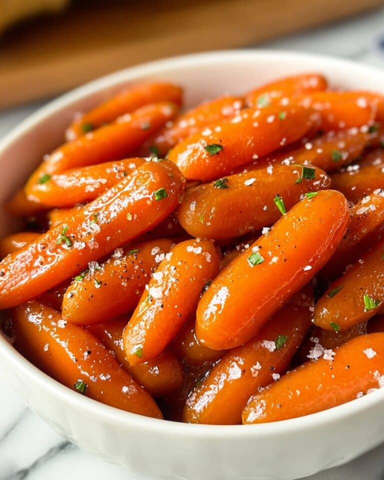 Slow Cooker Maple & Brown Sugar Glazed Carrots Recipe