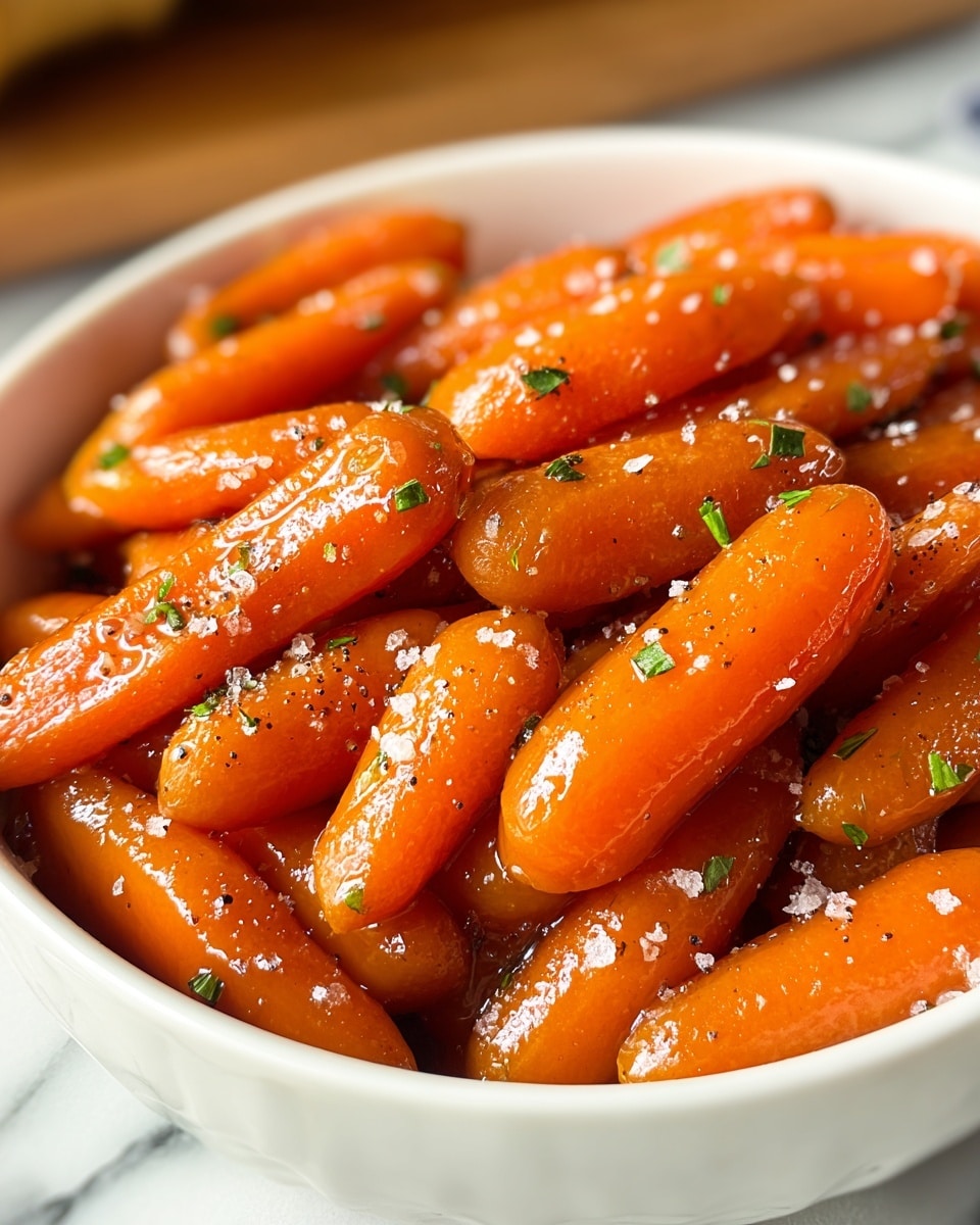 Slow Cooker Maple & Brown Sugar Glazed Carrots Recipe