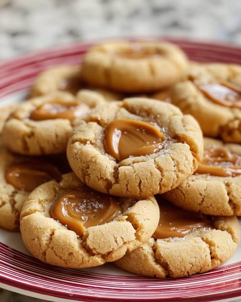 Thick and Chewy Peanut Butter Cookies Recipe