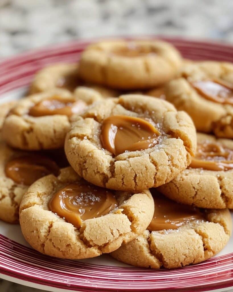 Thick and Chewy Peanut Butter Cookies Recipe