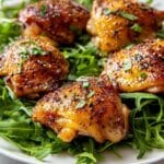 Oven Baked Chicken Thighs with Honey Mustard Glaze Recipe