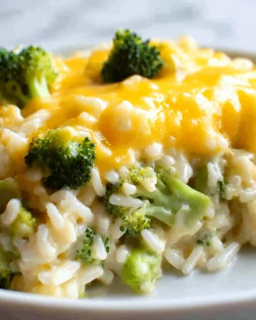 Broccoli Cheese Rice Casserole Recipe