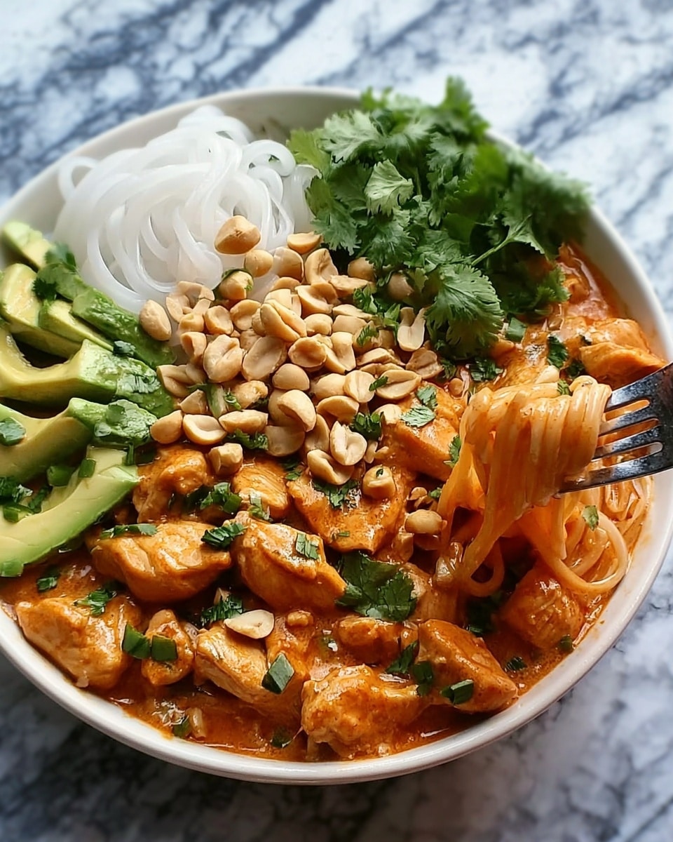 Thai Peanut Chicken Bowl Recipe - Recipe Image