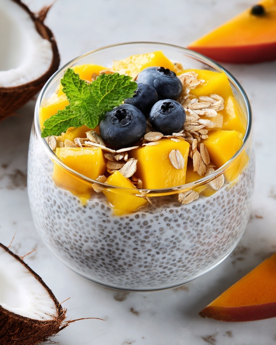 Coconut Chia Seed Pudding with Tropical Fruit Recipe 5 Coconut Chia Seed Pudding with Tropical Fruit Recipe - Recipe Image