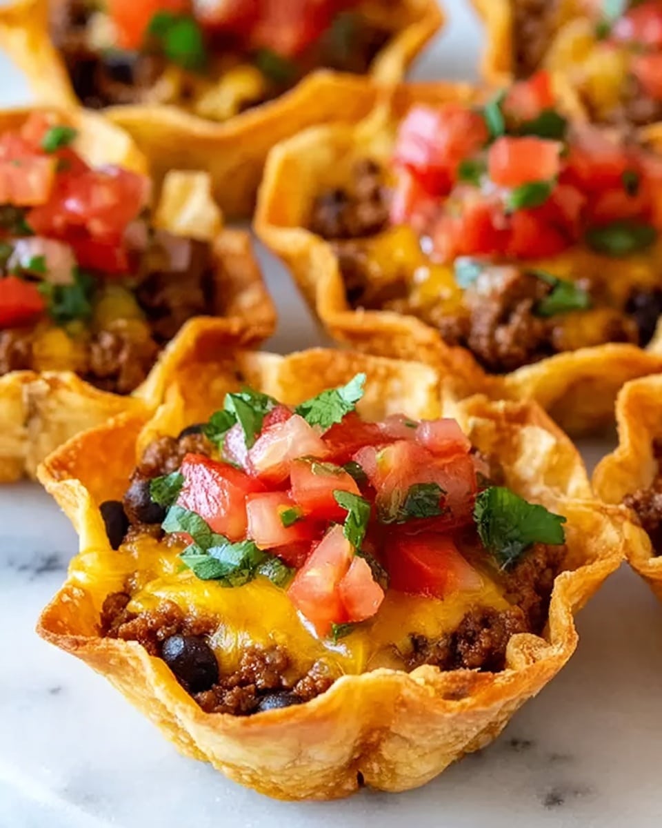 Crunchy Taco Cups Recipe - Recipe Image
