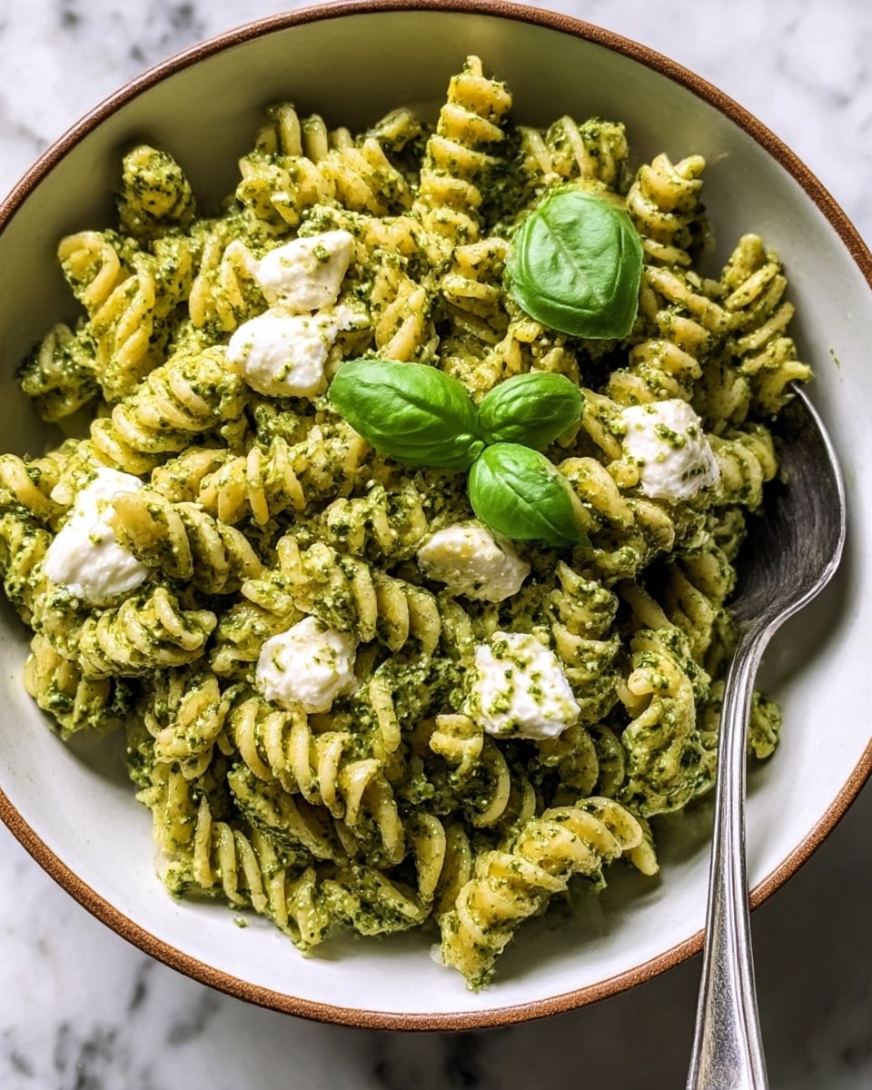 One Pot Melty Burrata Lemon Pesto Pasta: An Incredible Ultimate Recipe - Recipe Image