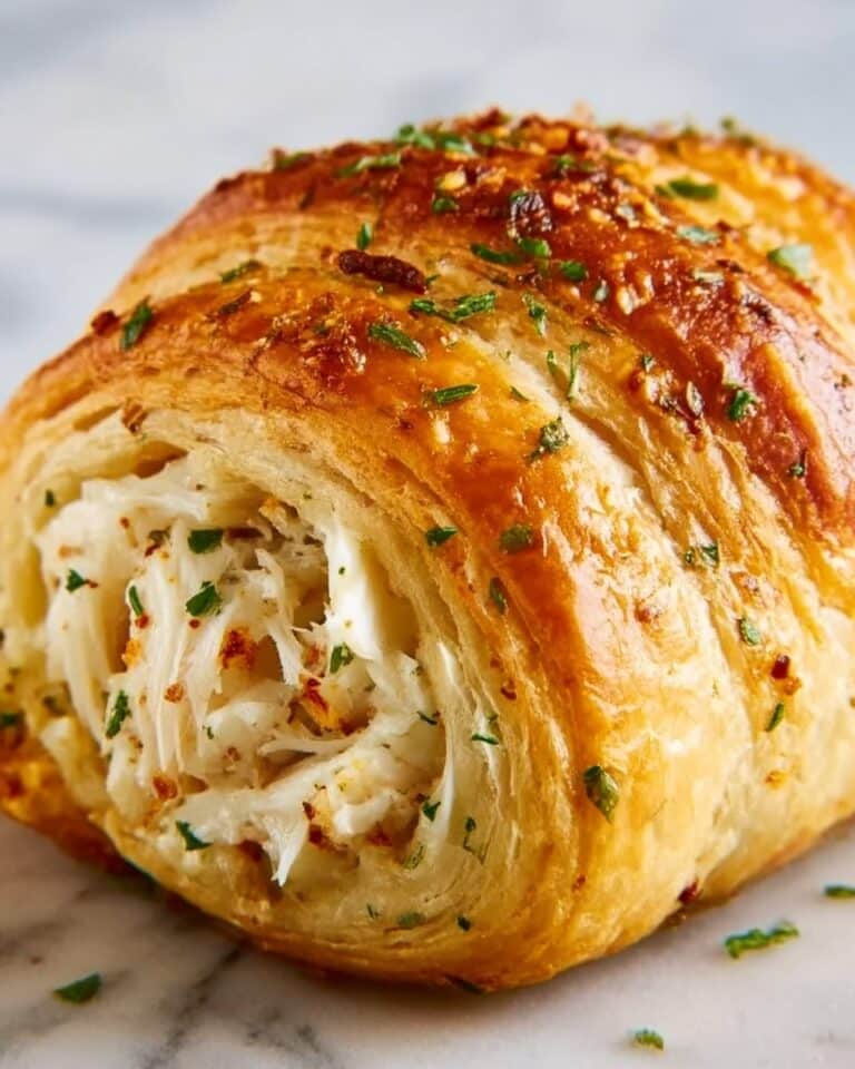 Crab & Cheese Filled Crescent Rolls Recipe