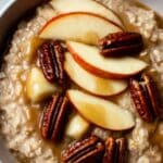 Cinnamon Apple Oatmeal with Caramelized Apples and Walnuts Recipe