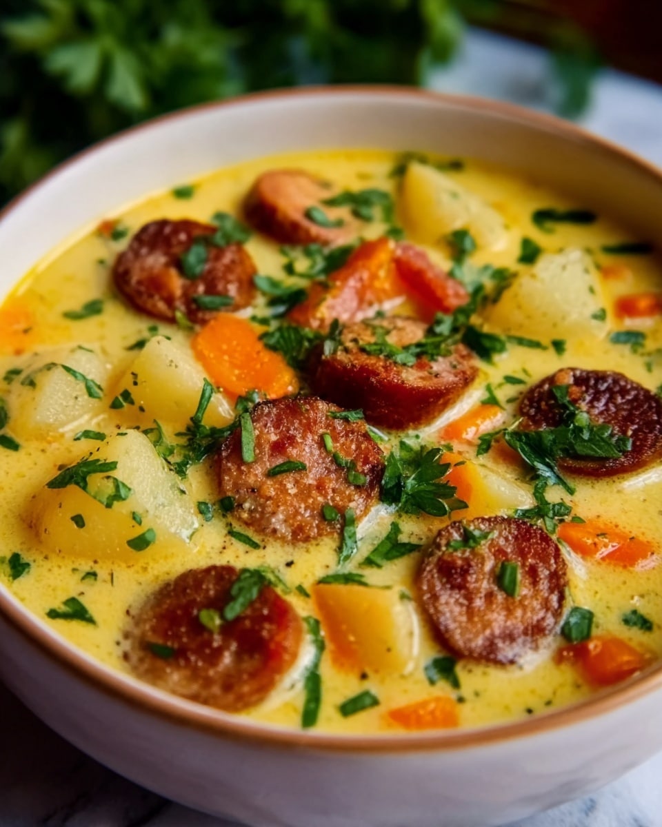 Kielbasa Potato Soup Recipe - Recipe Image
