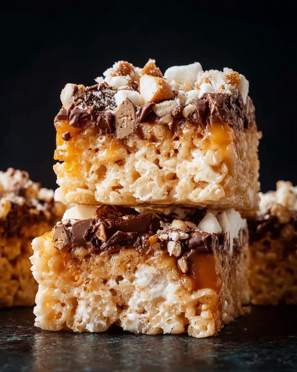 Samoa Rice Krispie Treats Recipe - Recipe Image