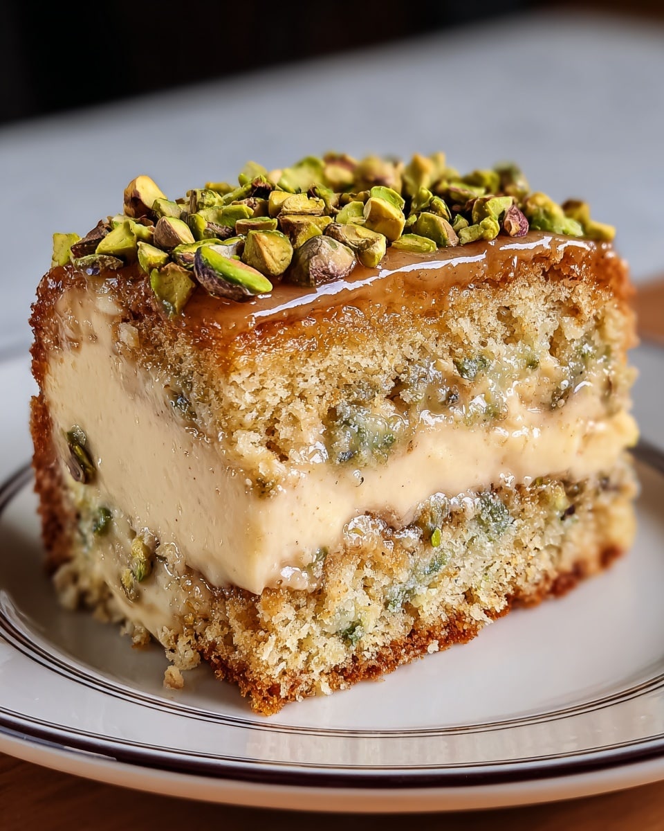 Pistachio Coffee Cake Recipe - Recipe Image