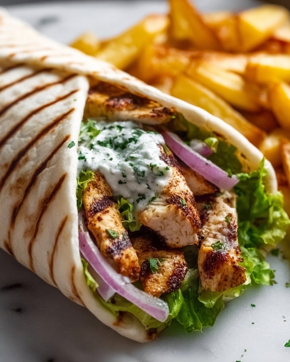 Greek Chicken Gyro Recipe - Recipe Image
