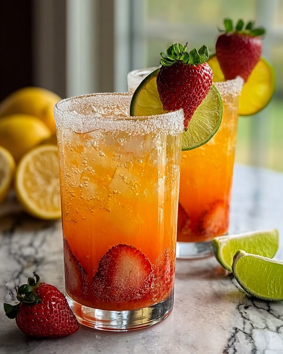 Ultimate Strawberry Tequila Fizz Recipe - Recipe Image