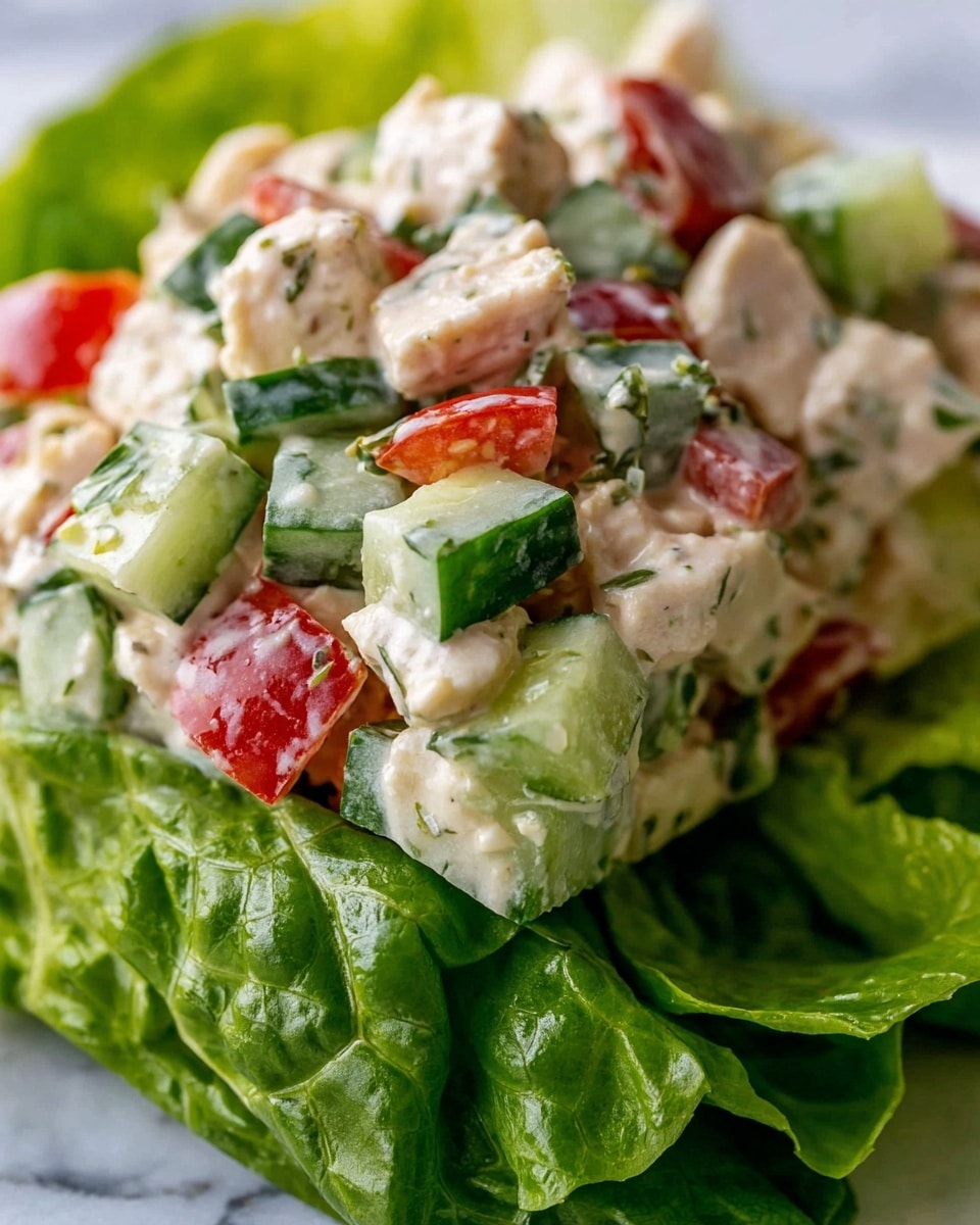 Cucumber Chicken Salad Recipe - Recipe Image