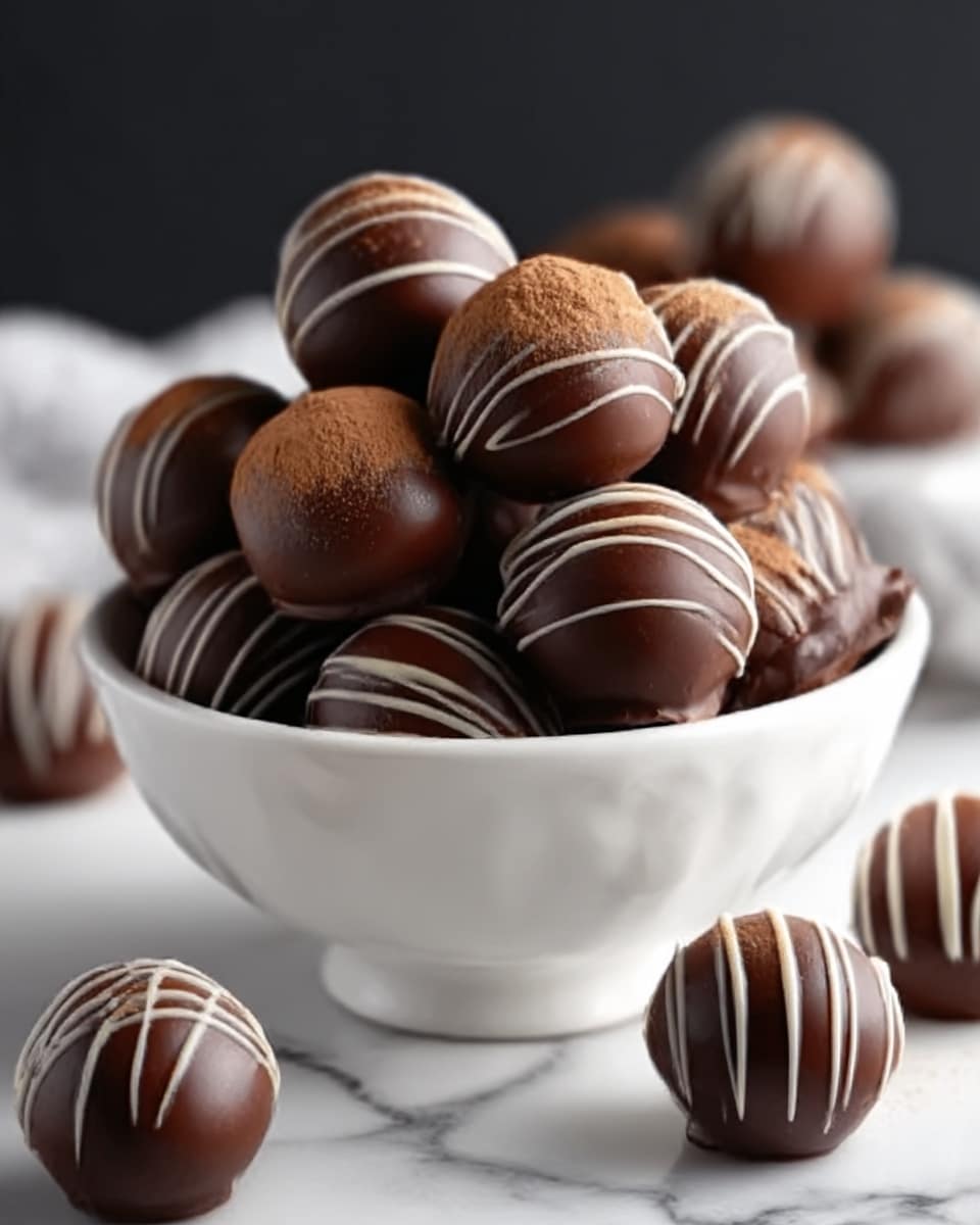 Dark Chocolate Coffee Truffles Recipe - Recipe Image