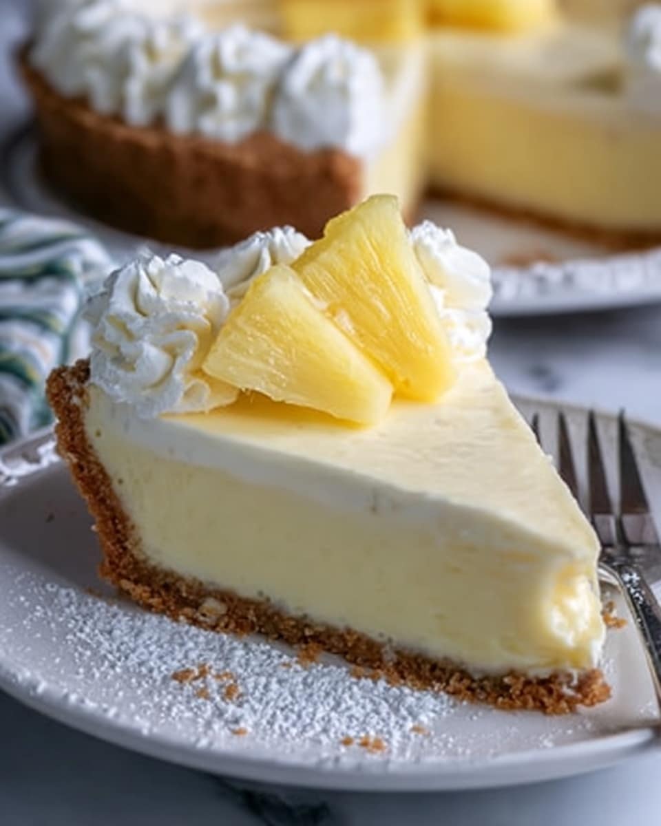 Pineapple Right Side Up Cheesecake Recipe - Recipe Image