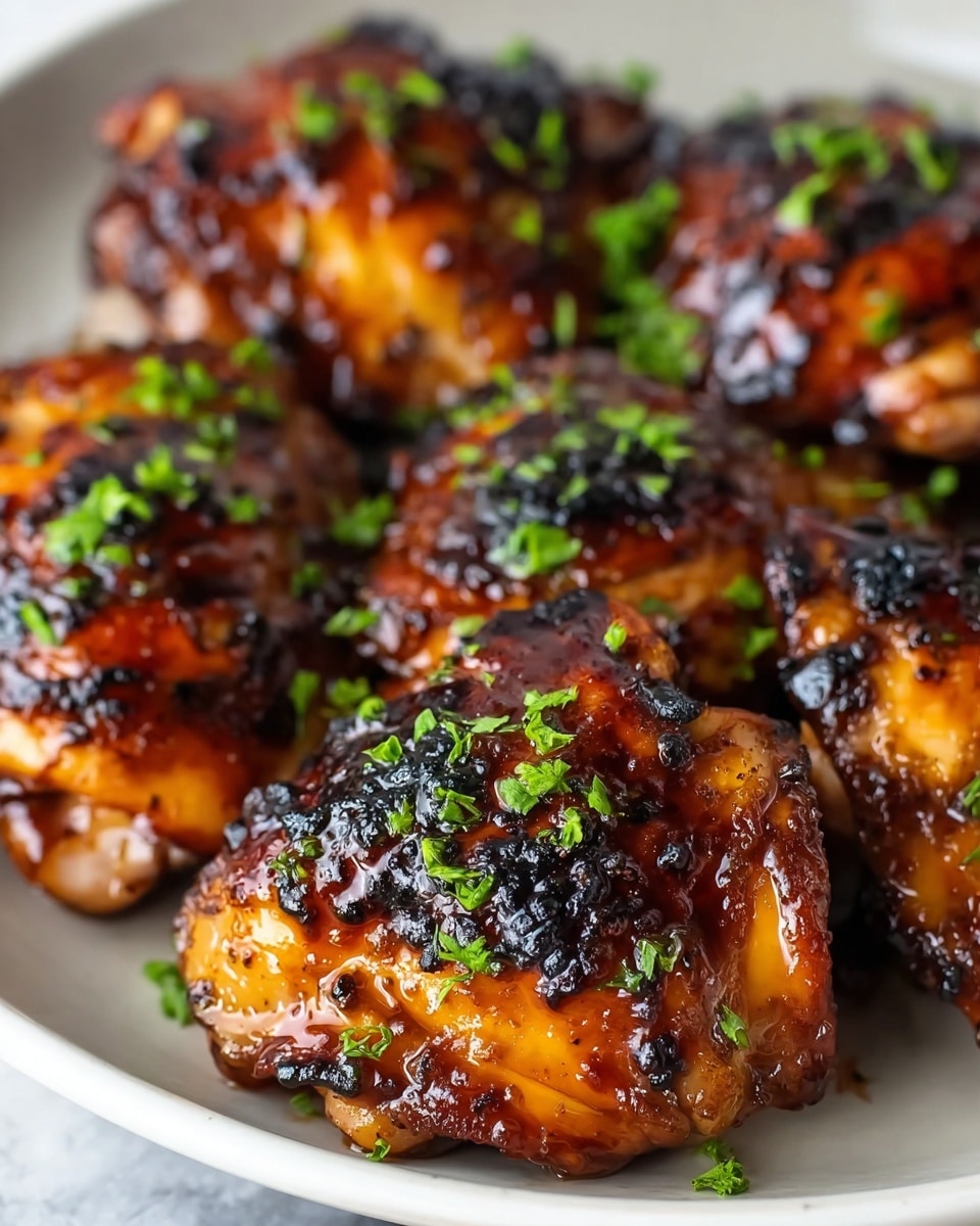 Garlic Miso Chicken Thighs (Air Fryer) Recipe - Recipe Image