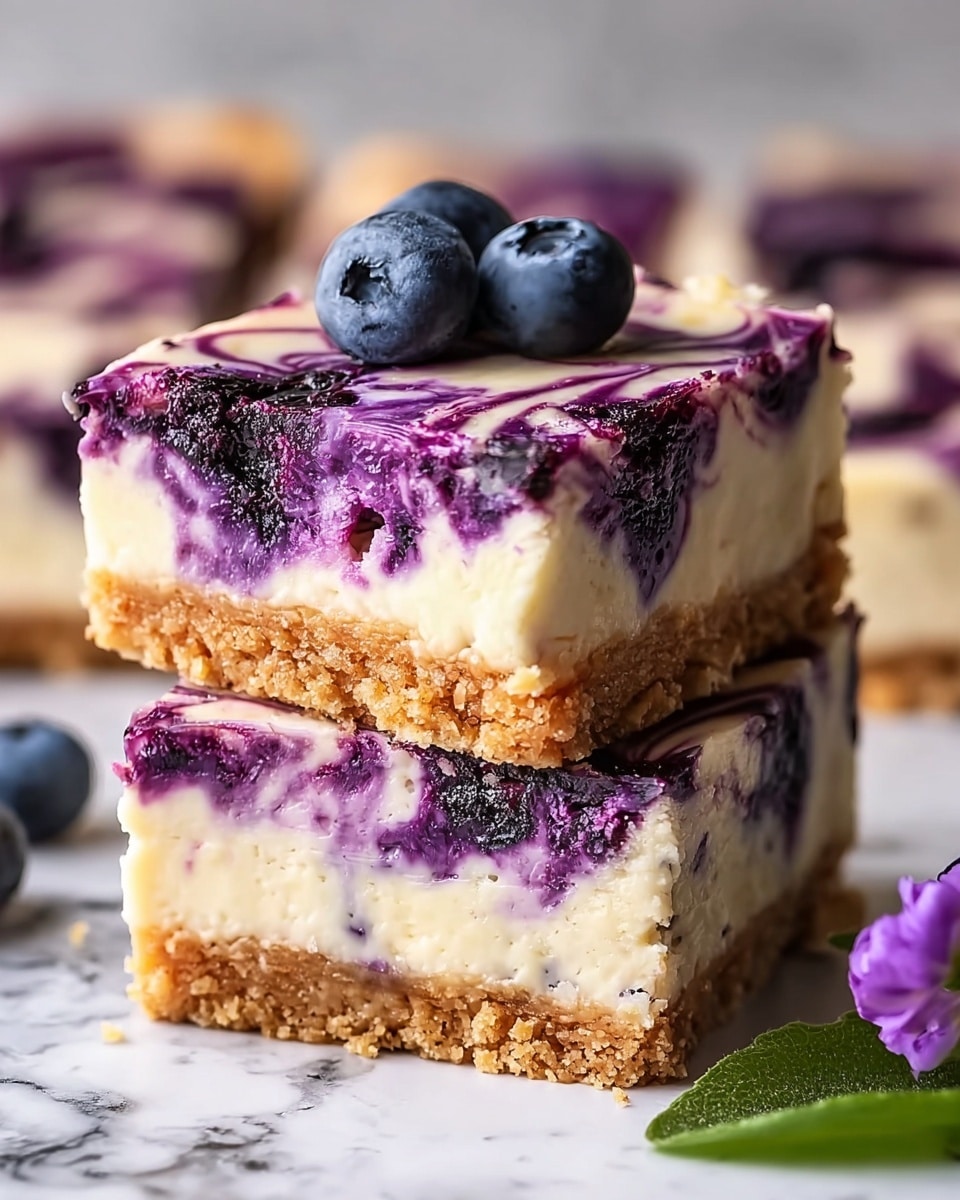 Blueberry Cheesecake Bars Recipe - Recipe Image