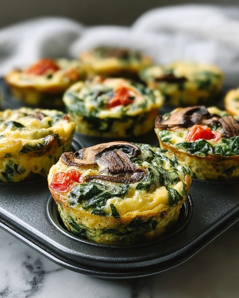Spinach Quiche Muffins Recipe - Recipe Image