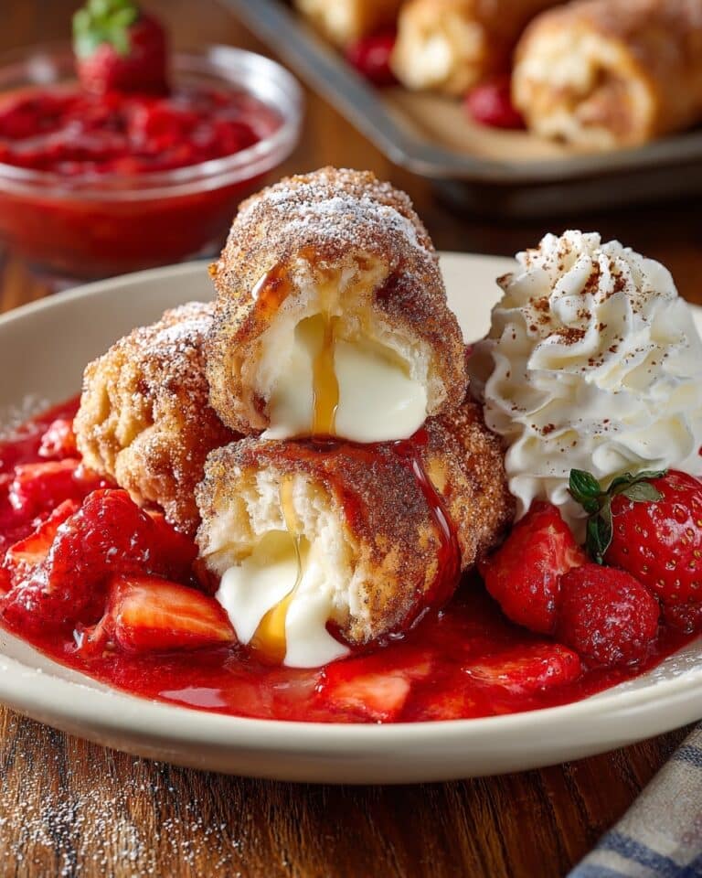 Fried Cheesecake Roll-Ups Recipe