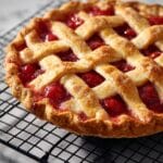 Peach Rhubarb Pie Recipe