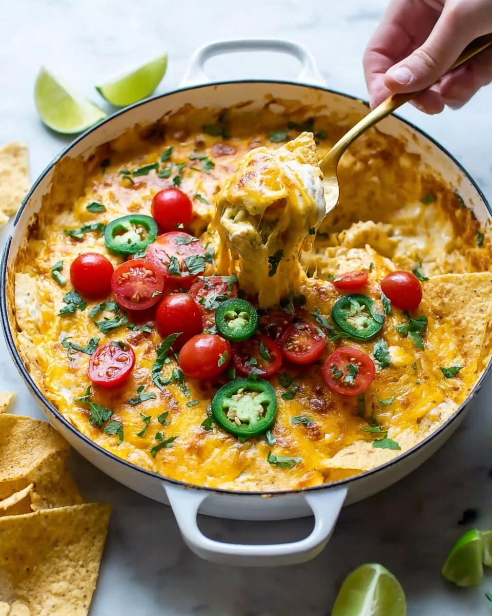 Super Easy Chicken Nacho Casserole Recipe 6 Super Easy Chicken Nacho Casserole Recipe - Recipe Image