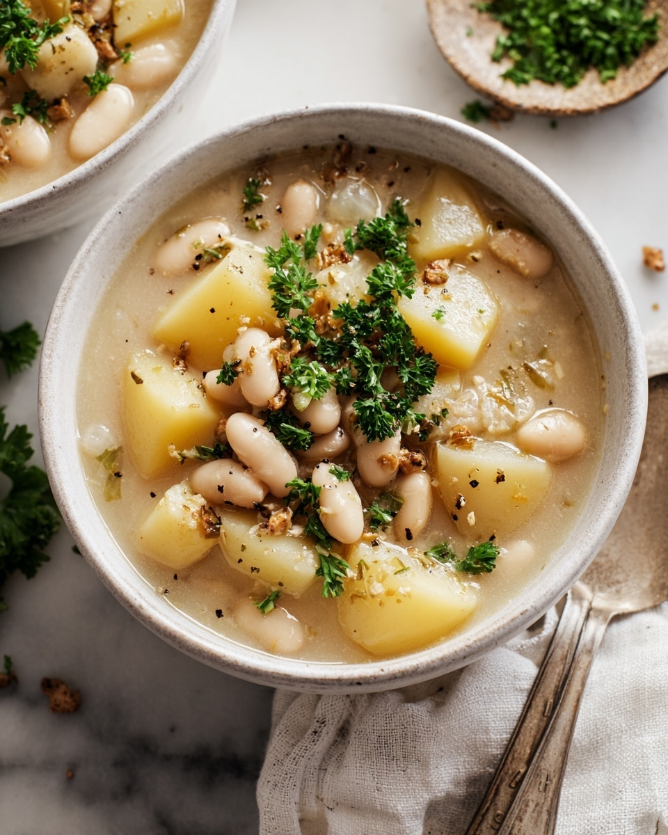 Potato and Bean Soup Recipe - Recipe Image