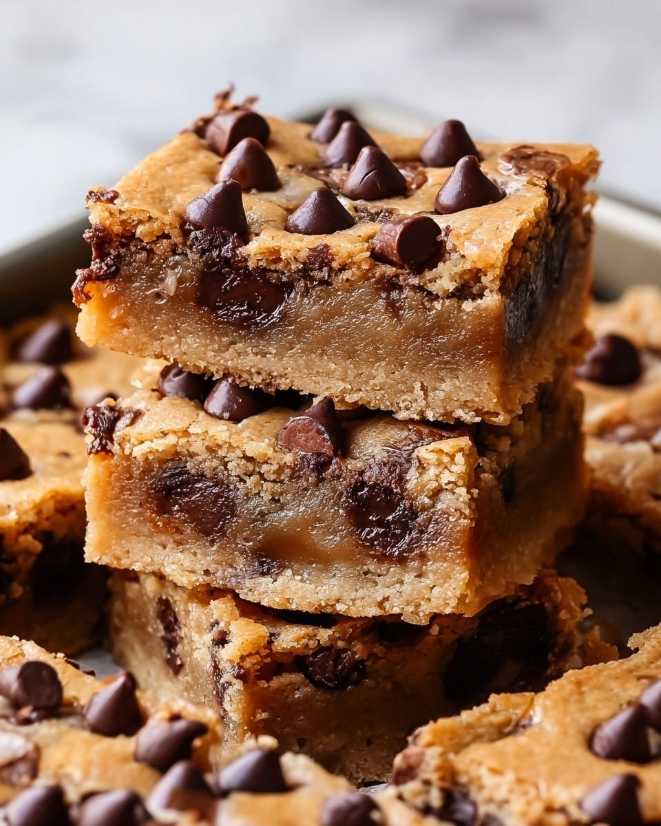 Peanut Butter Chocolate Chip Cookie Bars Recipe 6 Peanut Butter Chocolate Chip Cookie Bars Recipe - Recipe Image