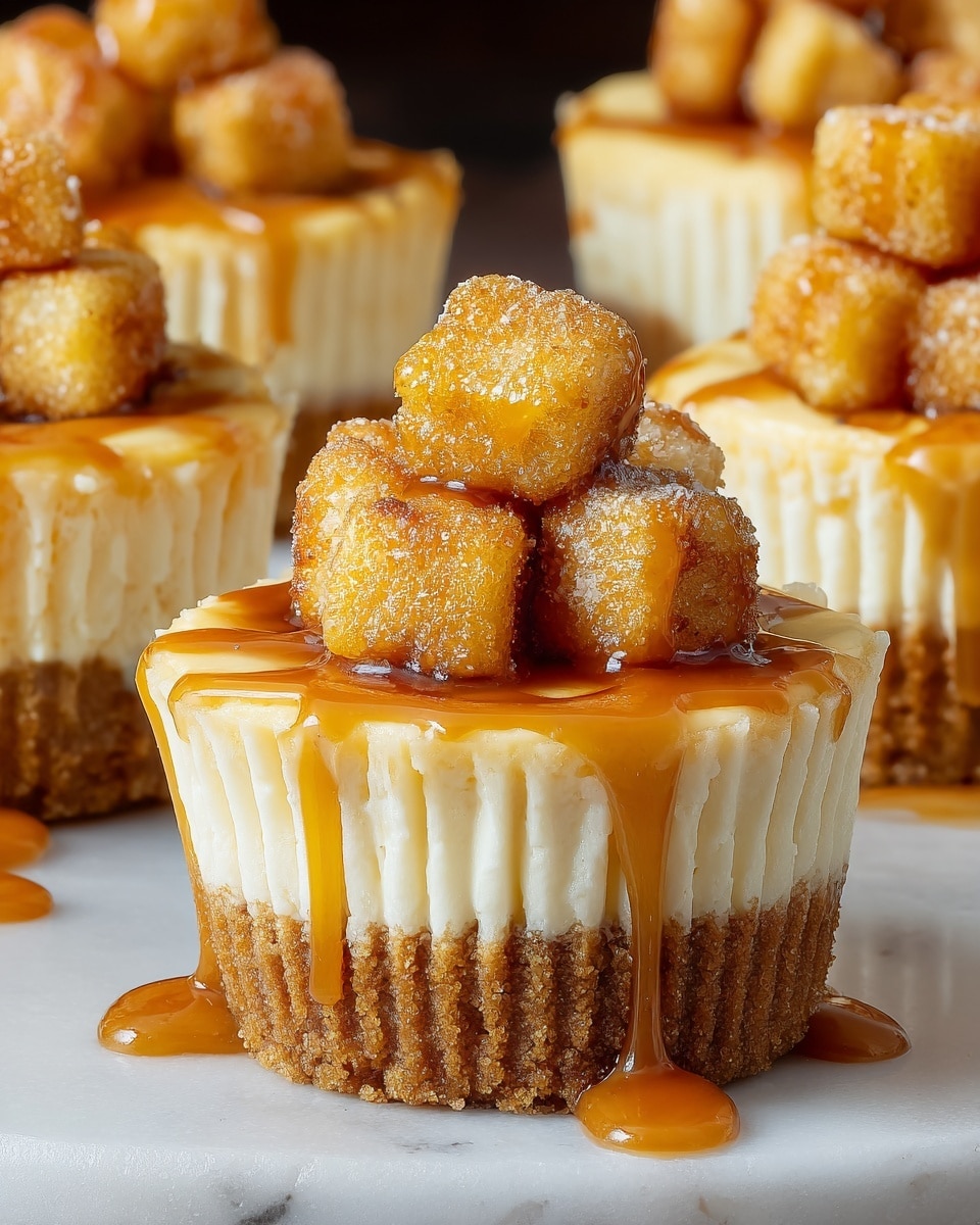 Caramel Apple Cheesecake Cups Recipe - Recipe Image