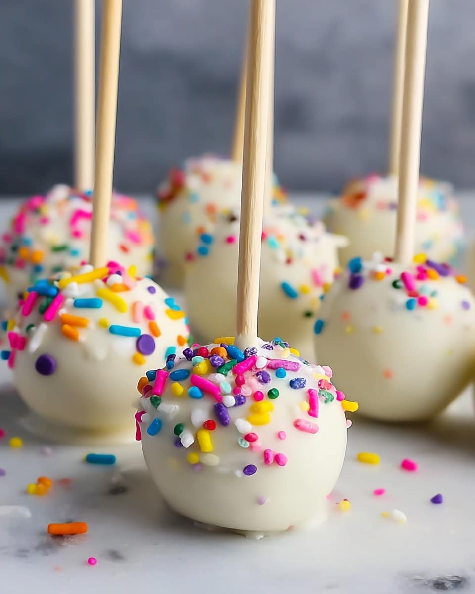 Funfetti Cake Pops for Any Occasion Recipe - Recipe Image
