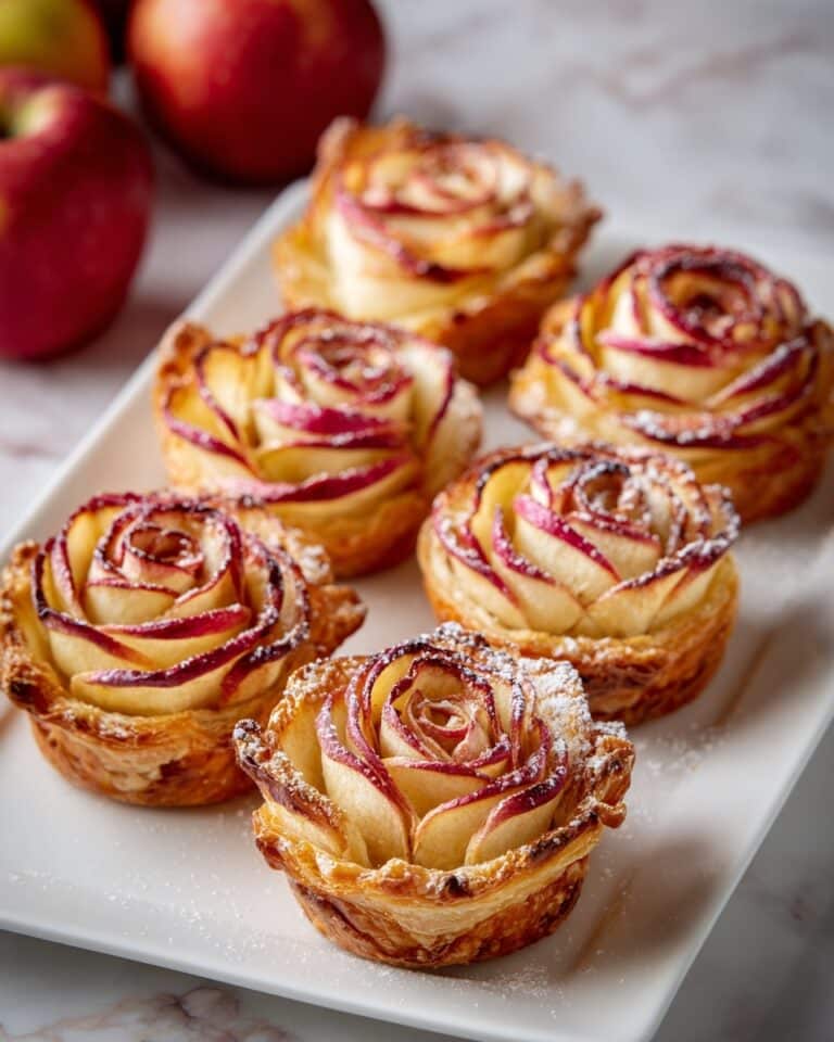 Easy Puff Pastry Apple Rosettes Recipe
