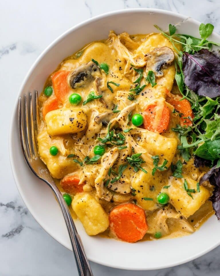 Creamy Chicken and Gnocchi Pot Pie Recipe