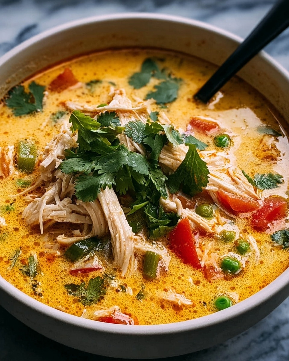 Thai-Inspired Curry Chicken Soup Recipe - Recipe Image