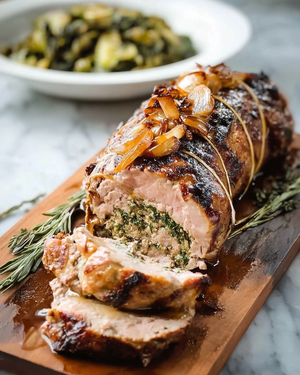 Baked Stuffed Flank Steak with Spinach, Sun-Dried Tomatoes, and Mozzarella Recipe - Recipe Image
