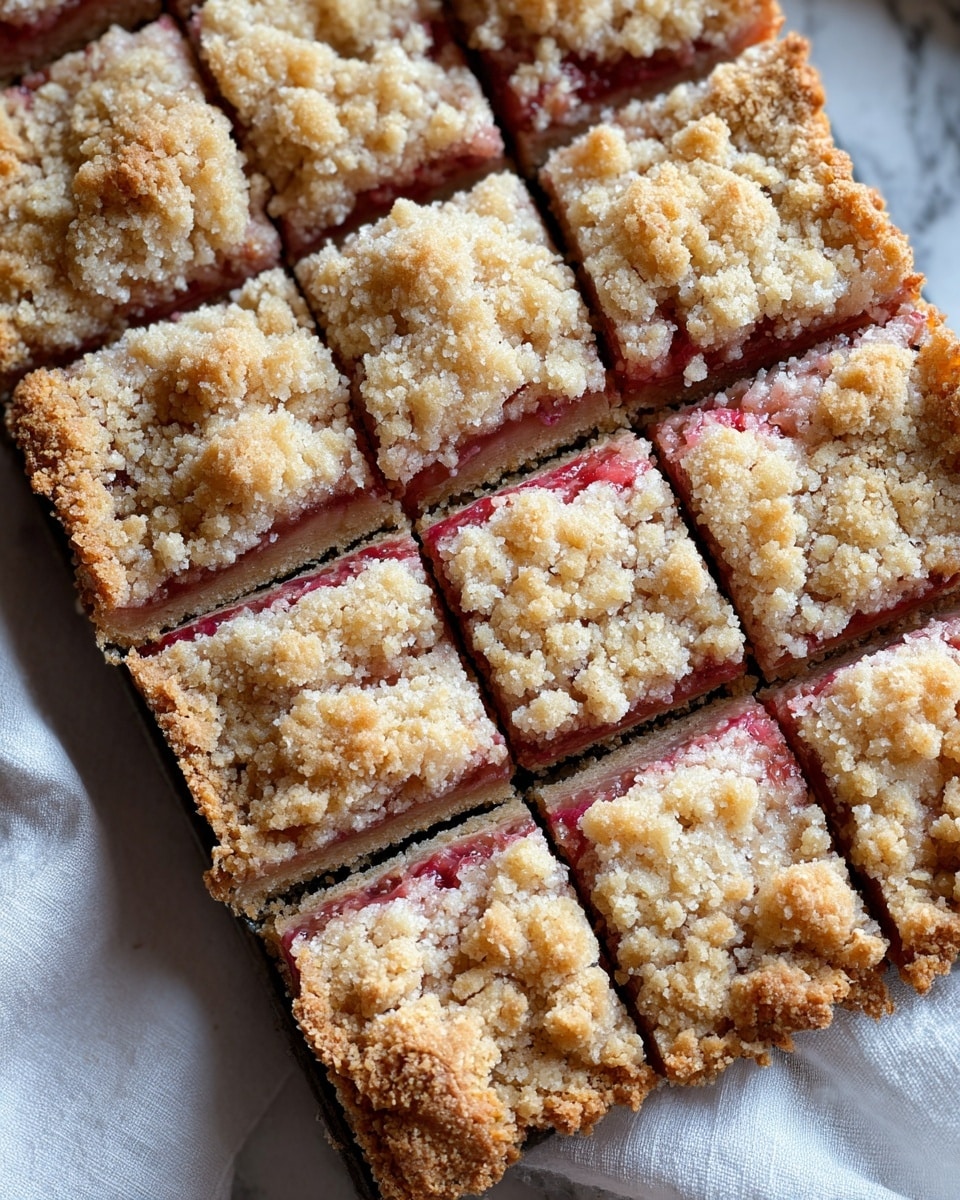 Coconut Rhubarb Breakfast Cake Recipe - Recipe Image