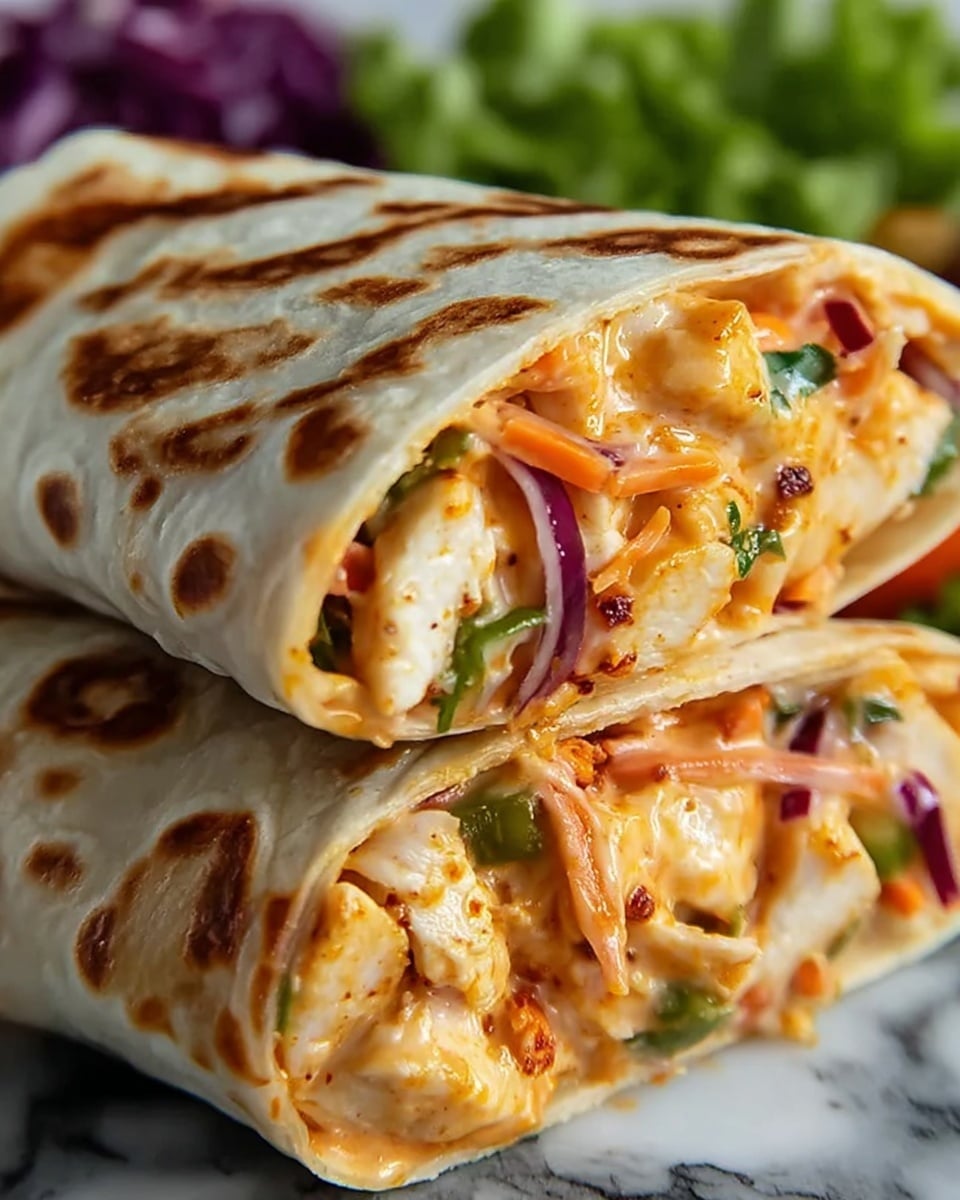 Crunchy Southwestern Chicken Wrap Recipe - Recipe Image