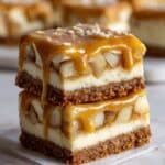 Maple Glazed Apple Blondies Recipe