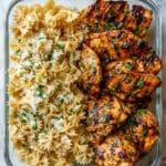 High Protein Honey Garlic Butter Chicken with Mac & Cheese Recipe
