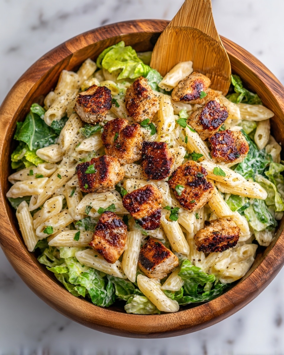 Chicken Caesar Pasta Salad: A Delicious Twist on a Classic Favorite Recipe