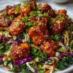 Sesame Chicken Cabbage Crunch Salad Recipe