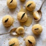 Fried Goat Cheese Balls with Spicy Sage Honey Recipe