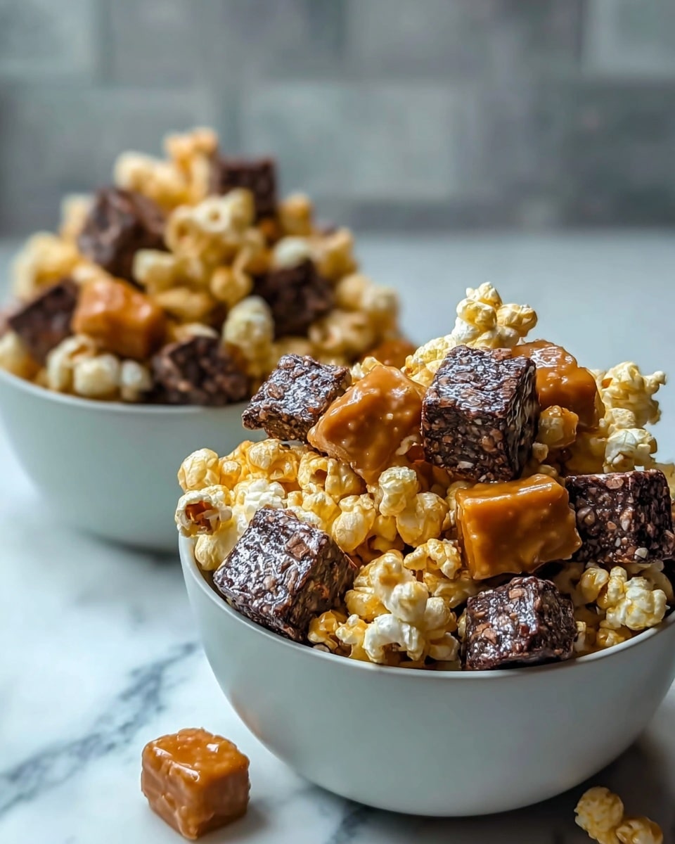 Caramel Cheese Popcorn Mix Recipe - Recipe Image