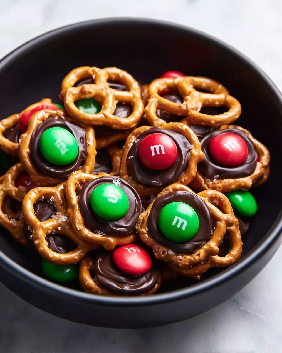 Pretzel Rolo M&M Bites Recipe - Recipe Image