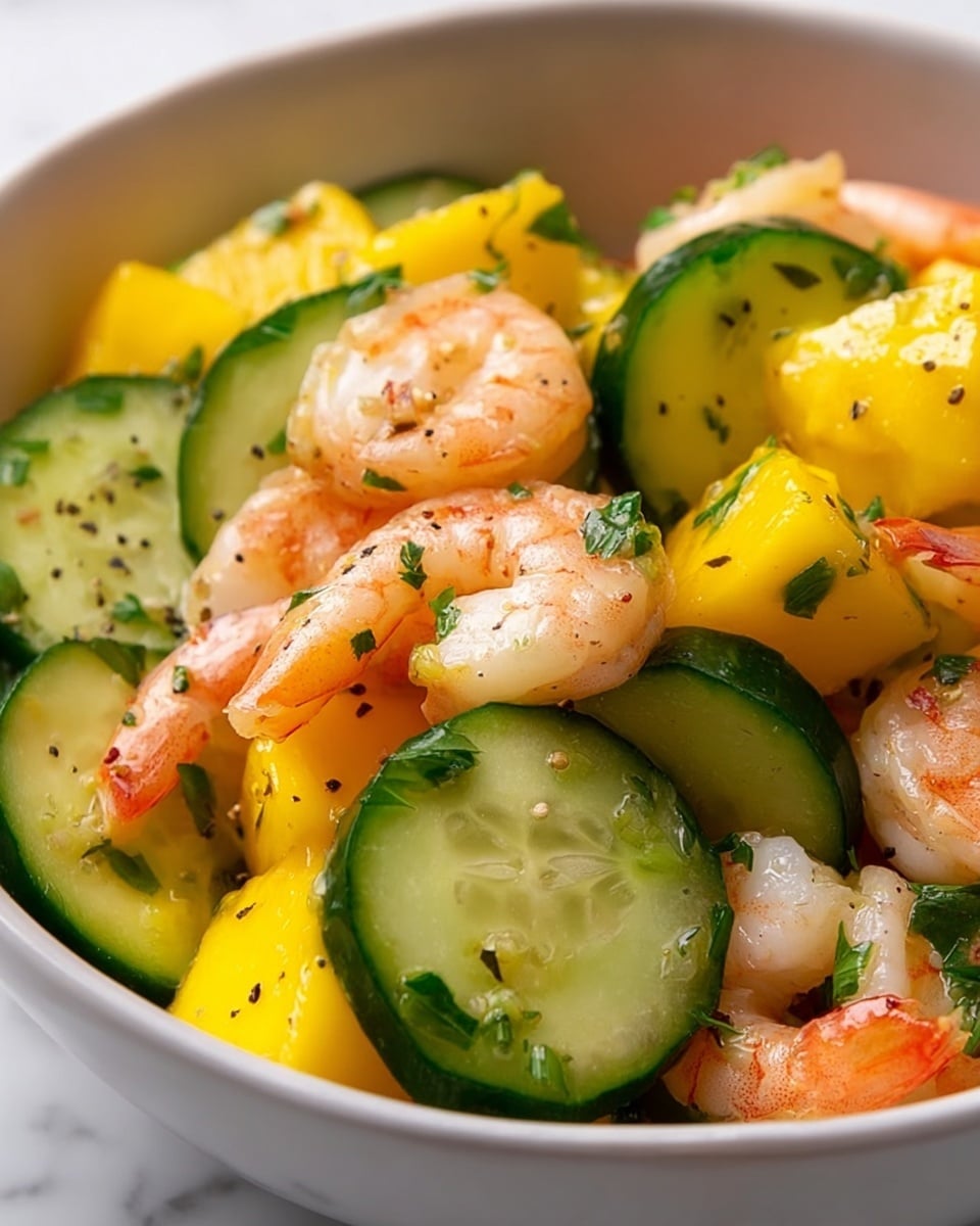 Cucumber Shrimp Salad Recipe - Recipe Image