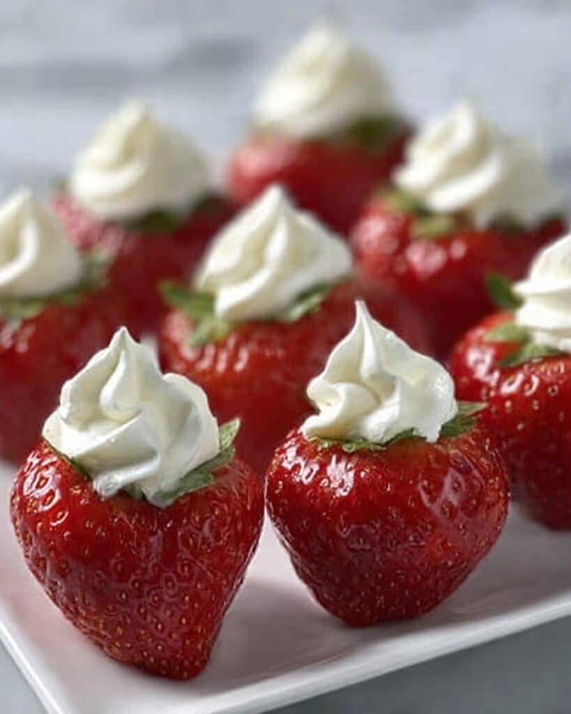 Deviled Strawberries Recipe