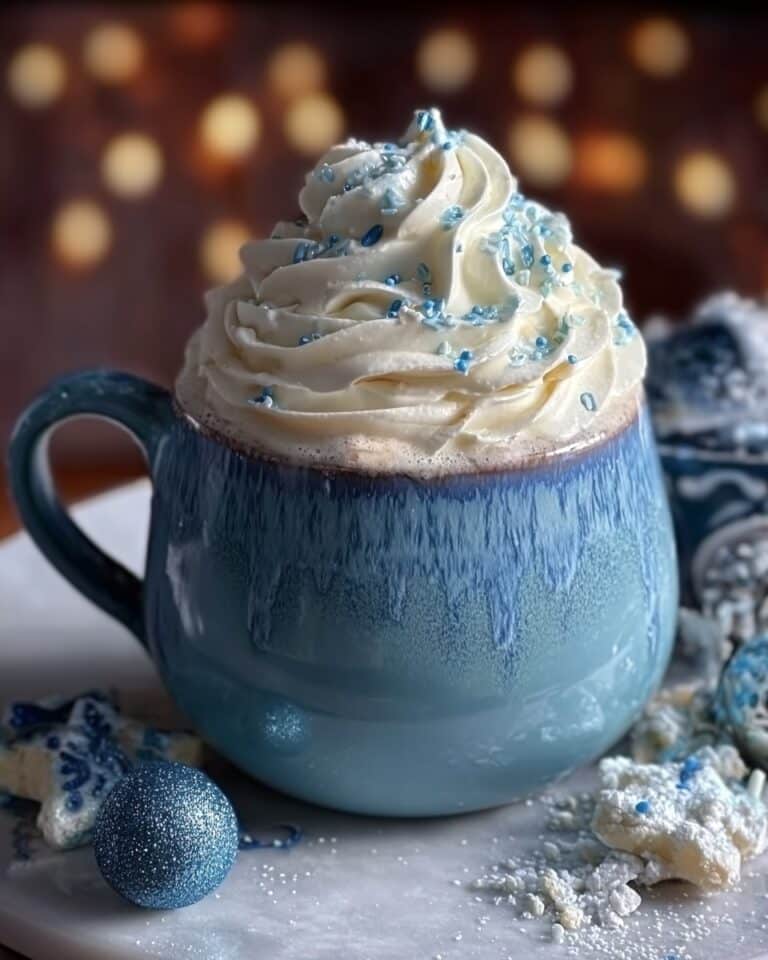 Frostbite Blue Christmas Cocoa Recipe